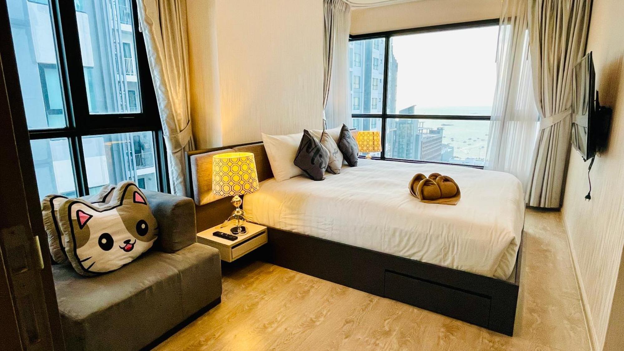 The Base Condo 2 Bed 2 Bath By Pupu Pattaya Exteriör bild