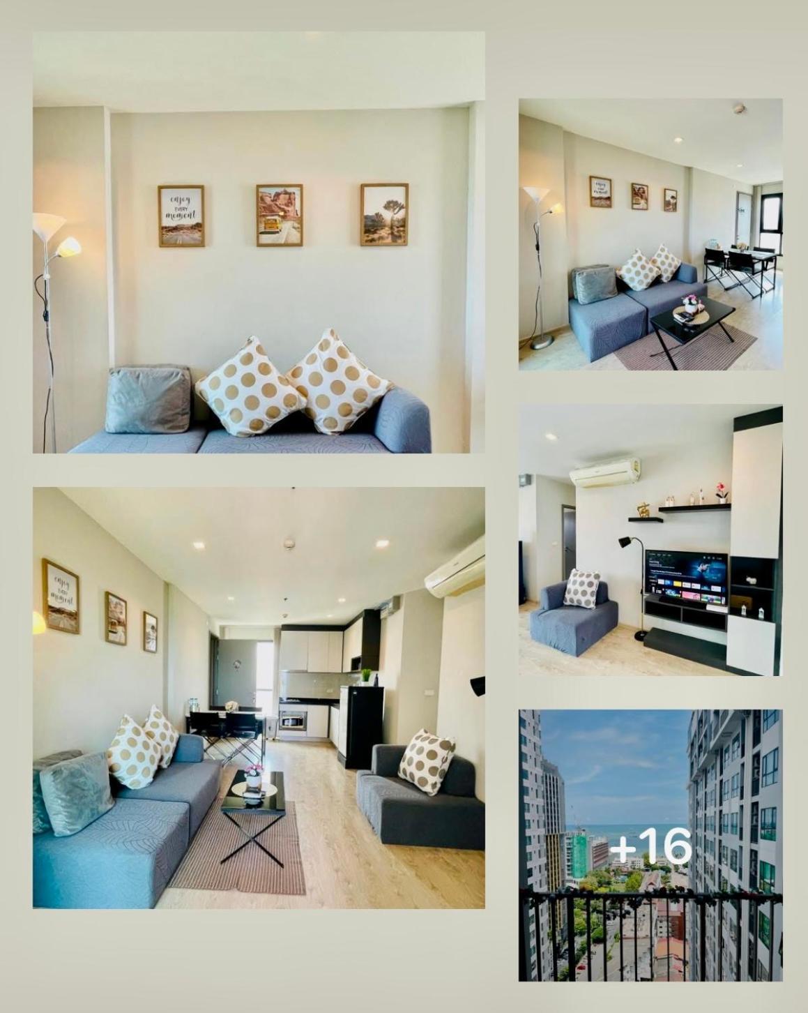 The Base Condo 2 Bed 2 Bath By Pupu Pattaya Exteriör bild